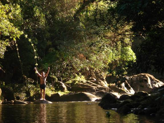 Rio na Ilha do Cardoso - SP